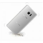 Wholesale Galaxy Note FE / Note Fan Edition / Note 7 Crystal Clear Electroplate Hybrid Soft Case (Black)